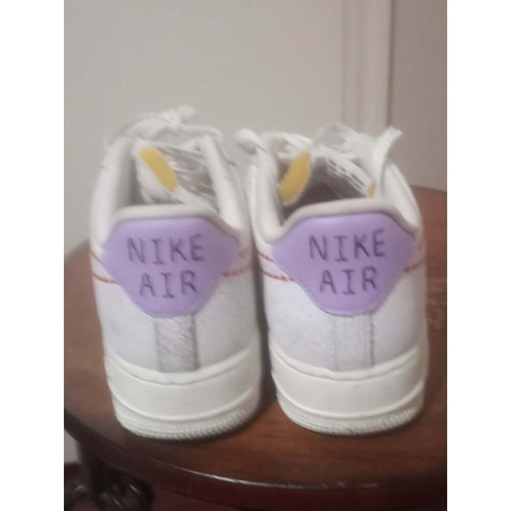 Nike Air Force 1 '07 SE 101 Sneaker Women Size 9.5 White Multi Shoes DX2348-100 - Picture 11 of 13